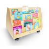 WB0139 - Two-Sided Mobile Book Display Stand
