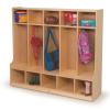 WB0192 - 5 Section Seated Coat Locker