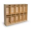 WB0196A - 10 Space Coat Locker 60" Long
