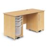 WB1809 - Teachers Desk With Trays & Locking Door