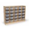 WB3225 - Cubby Storage Cabinet With 25 Trays